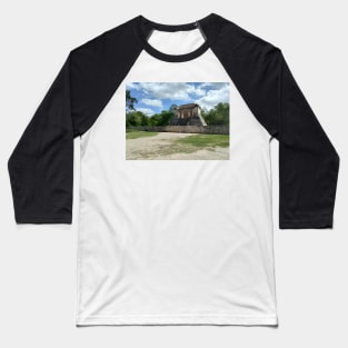 Chichén Itzá Templo del Hombre Barbado Baseball T-Shirt